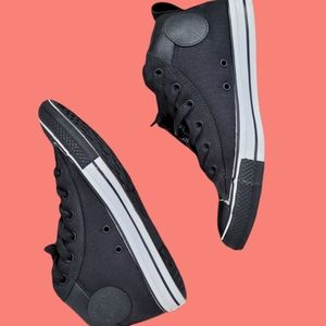 Black Converse Chuck Taylor All Star high top shoes, women's size 9/men's size 7